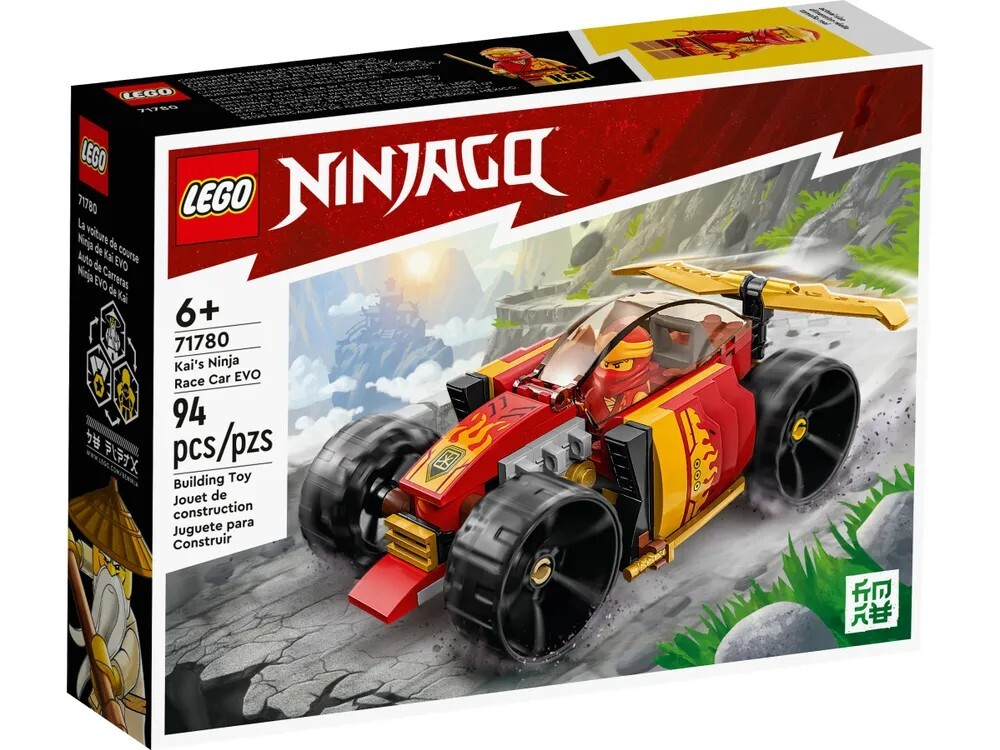 Конструктор LEGO Ninjago Гоночный автомобиль ниндзя Кая EVO | 71780