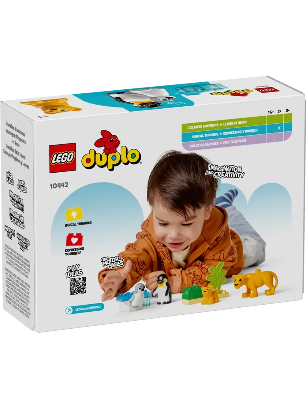 Конструктор LEGO DUPLO 10442 Семейства диких животных: пингвины