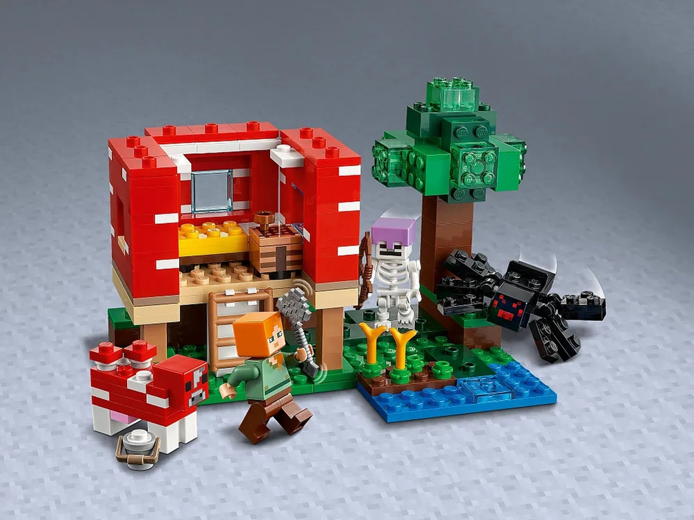 Конструктор LEGO Minecraft Грибной дом | 21179