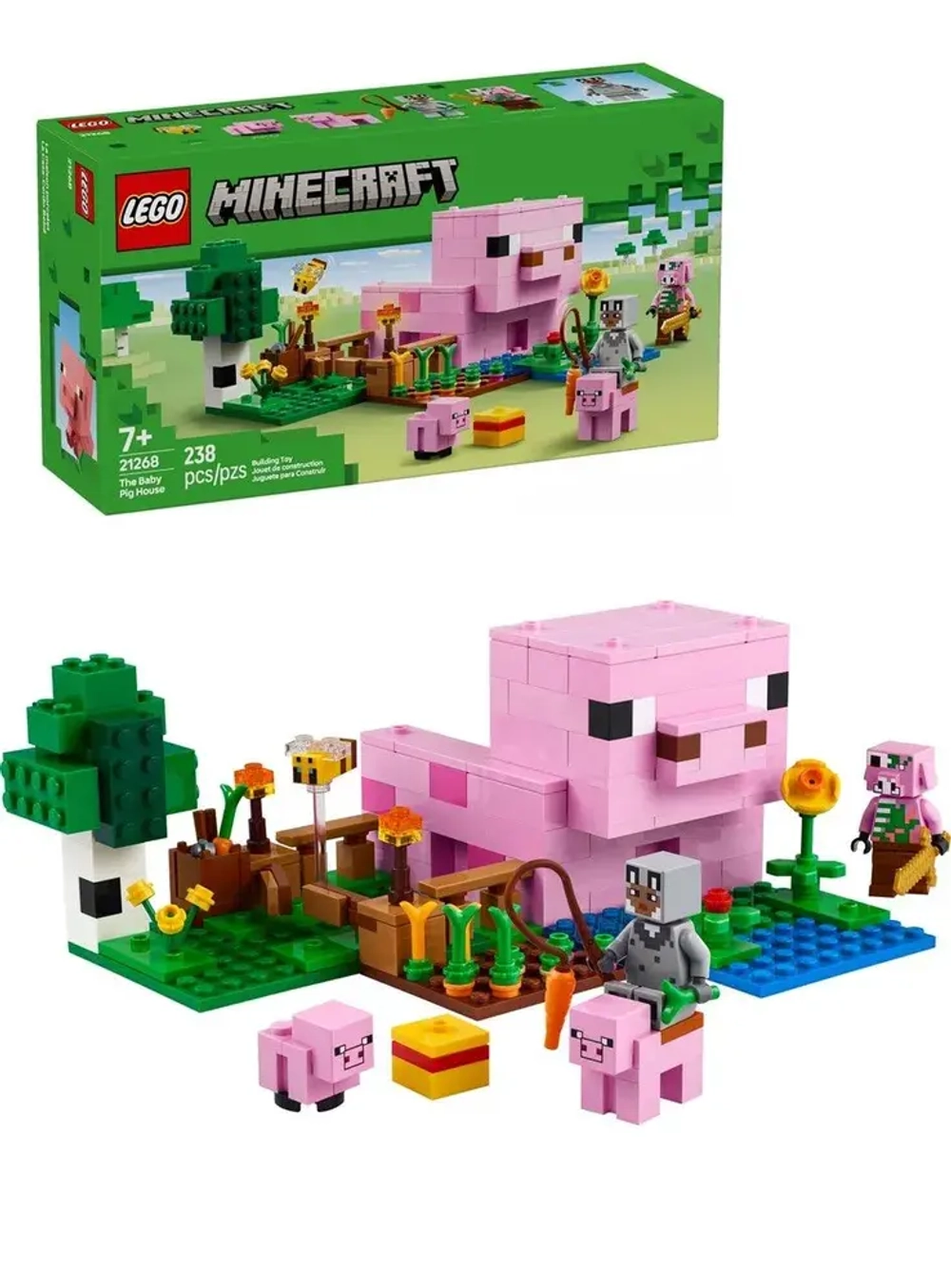 Конструктор LEGO Minecraft Дом поросёнка | 21268
