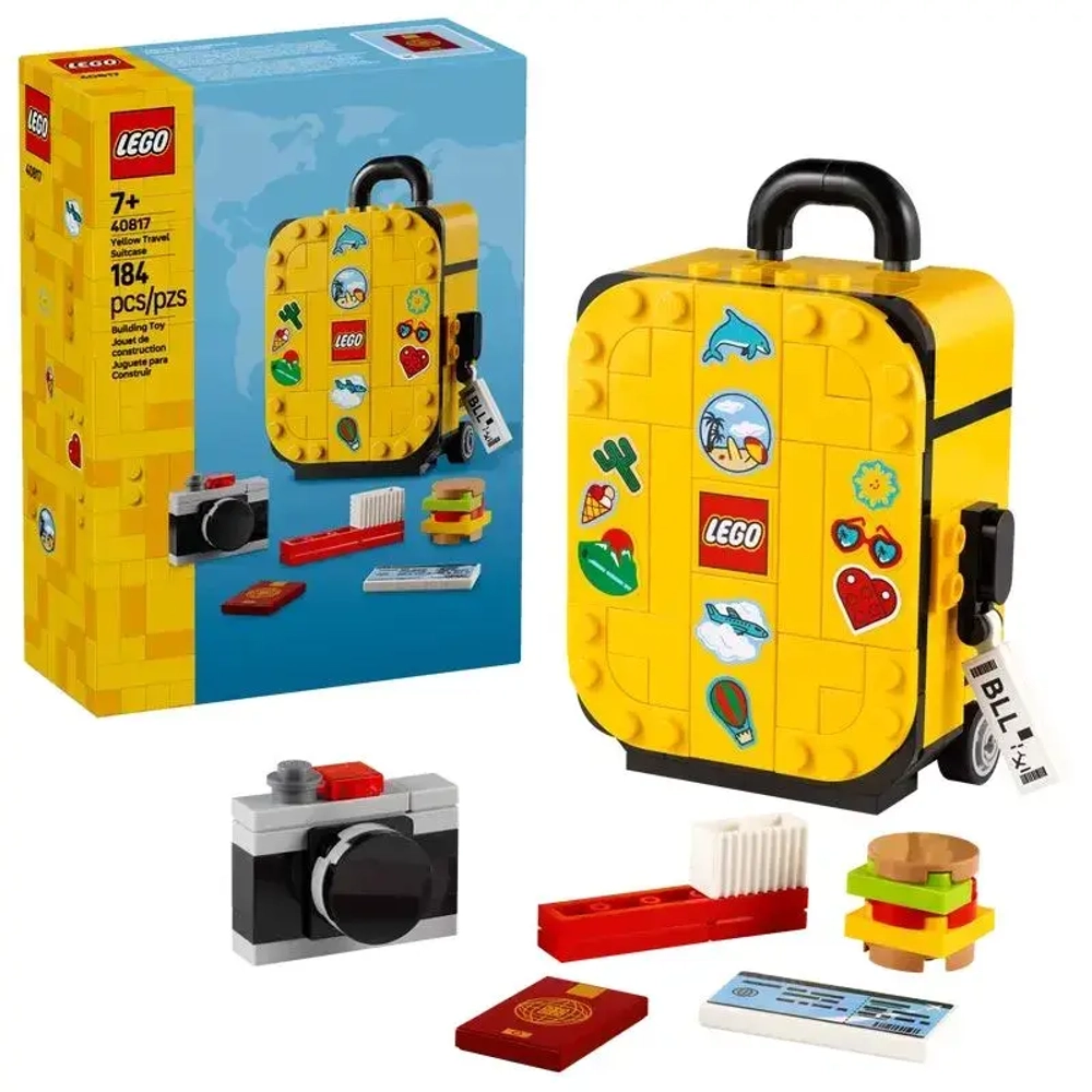 Конструктор LEGO Желтый дорожный чемодан | 40817
