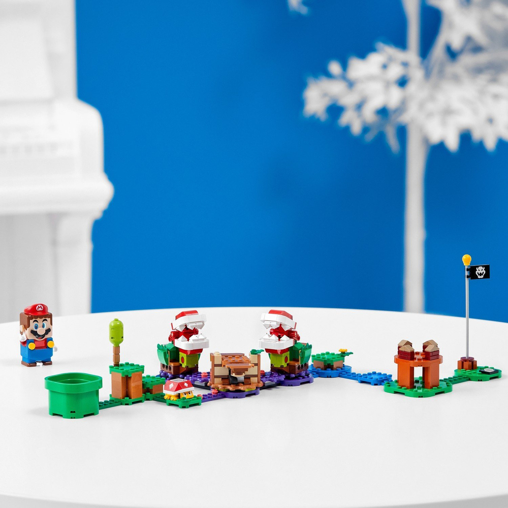 Конструктор LEGO Super Mario дополнительный набор загадочное испытание растения-пираньи | 71382