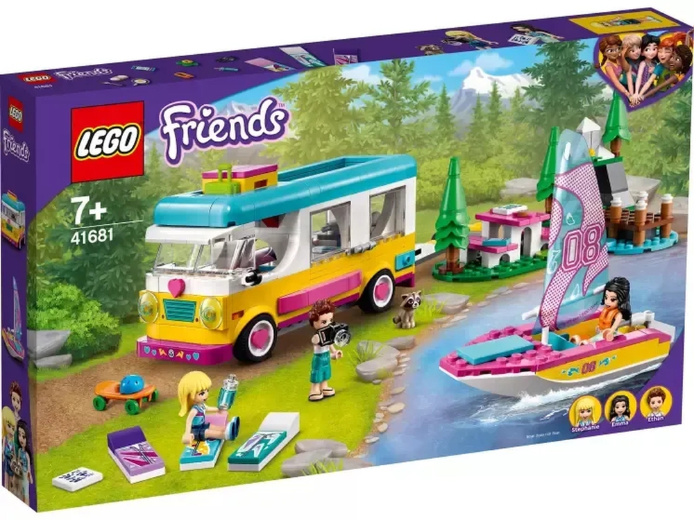 Конструктор LEGO Friends Лесной дом на колесах и парусная лодка | 41681