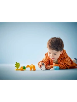 Конструктор LEGO DUPLO 10442 Семейства диких животных: пингвины