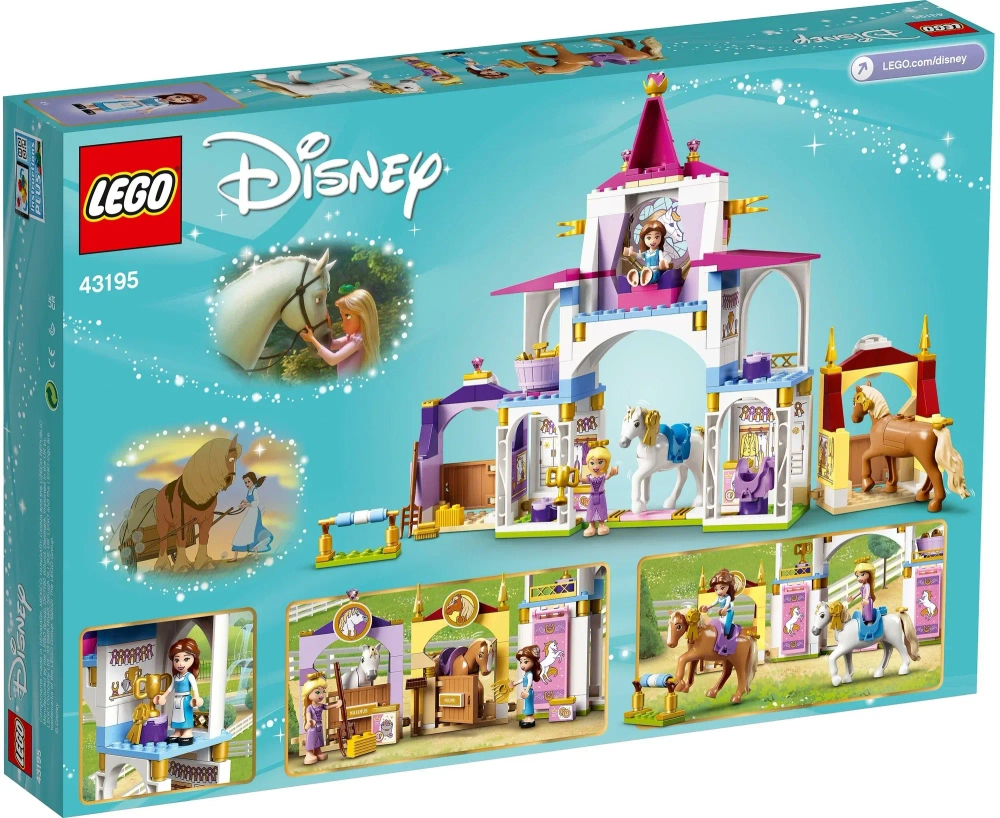 Конструктор LEGO Disney Princess Королевская конюшня Белль и Рапунцель | 43195