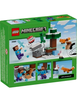 Конструктор LEGO Minecraft 21583 Приключения Стива в тайге