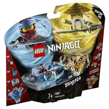 Конструктор LEGO Ninjago Ния и Ву: мастера Кружитцу | 70663