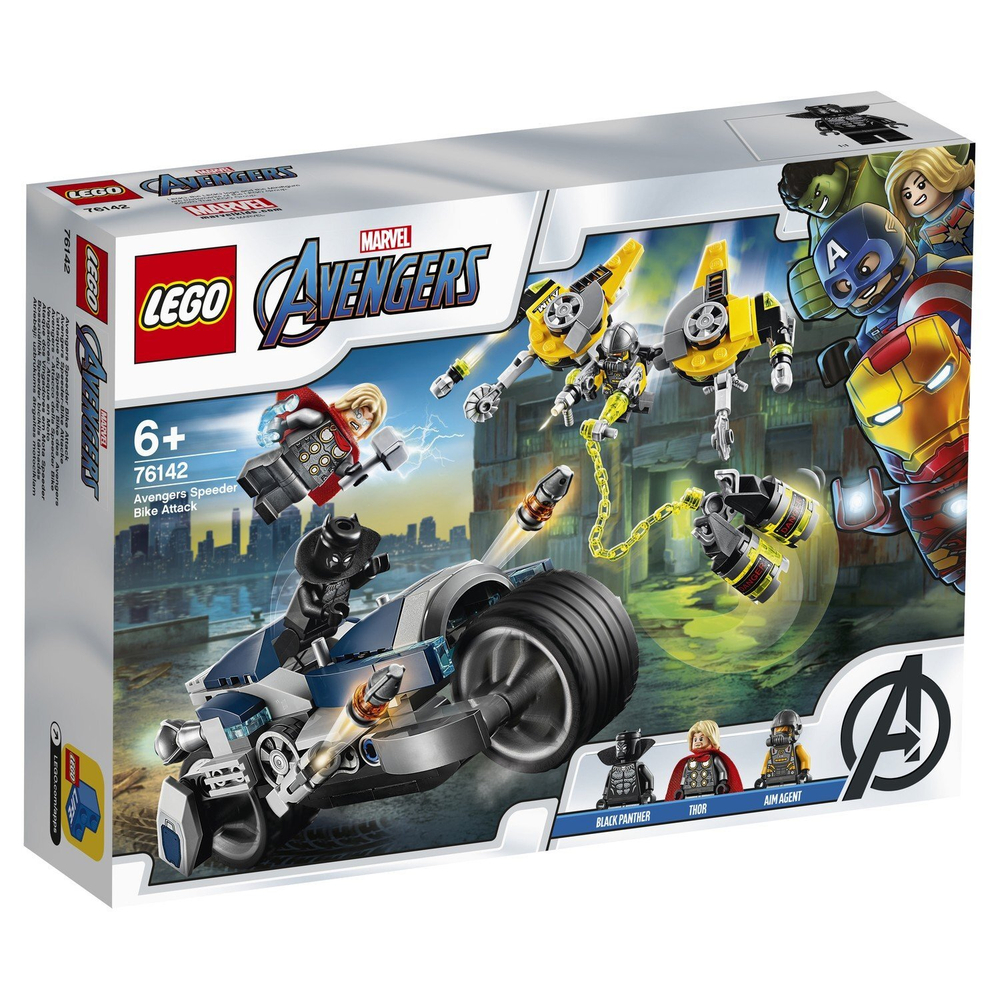 Конструктор LEGO Super Heroes Мстители Атака на спортбайке | 76142