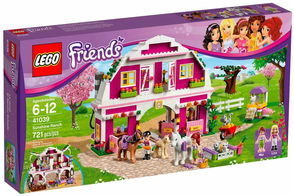 Конструктор LEGO Friends Ранчо Саншайн | 41039