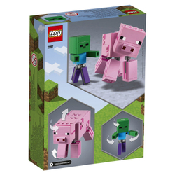 Конструктор LEGO Minecraft Свинья и Зомби-ребенок большой | 21157