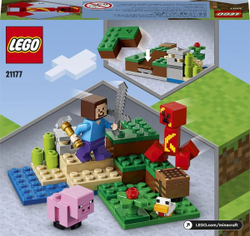 Конструктор LEGO Minecraft Засада Крипера | 21177