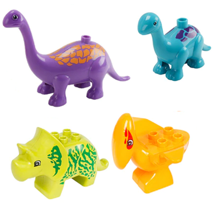 Набор ДУПЛО DUPLO "ДИНОЗАВРЫ 3" - 4 шт, md1019
