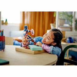 Конструктор LEGO Marvel 76258 Сборная фигурка Капитана Америки