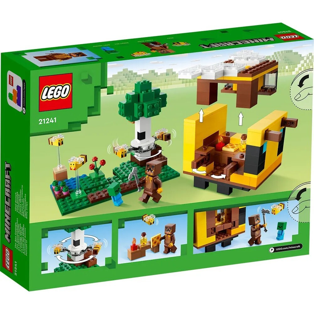 Конструктор LEGO Minecraft Пчелиный коттедж | 21241: купить в интернет-  магазине Miniciti.ru