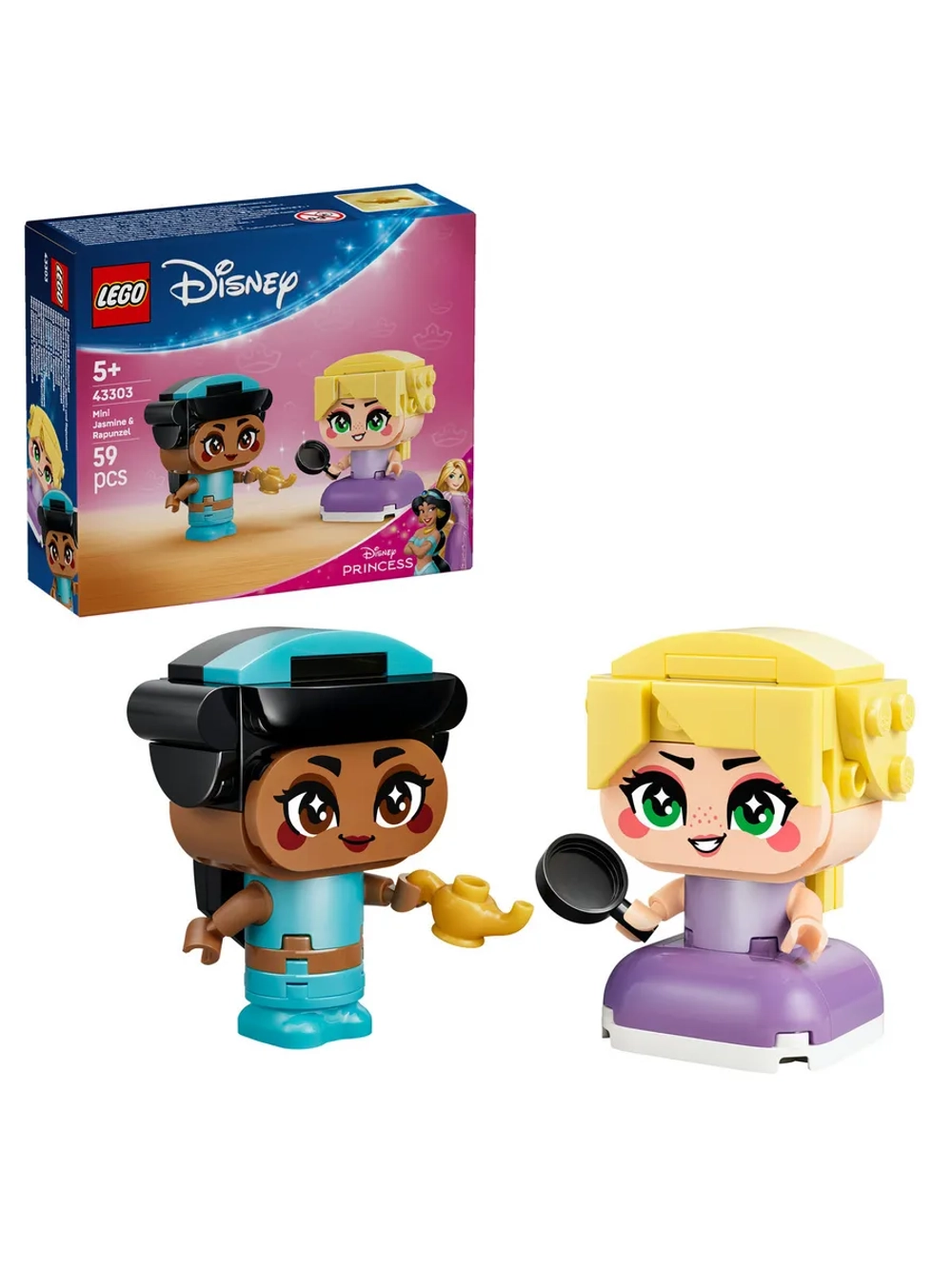 Конструктор LEGO Disney Princess 43303 Мини-принцессы: Жасмин и Рапунцель