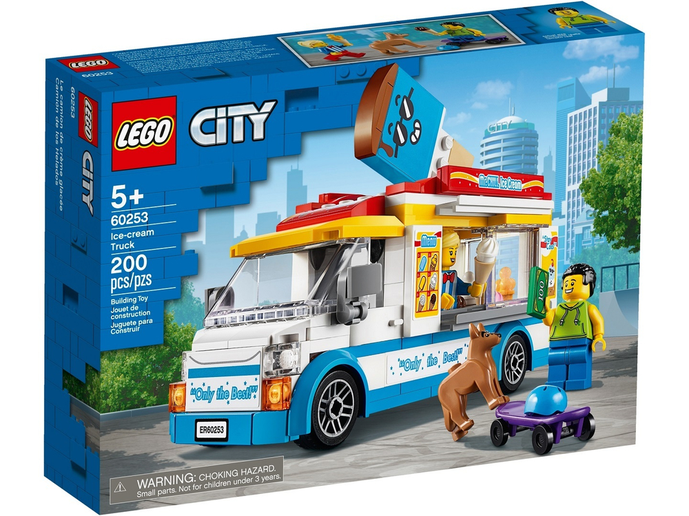 Конструктор LEGO City Great Vehicles Грузовик мороженщика | 60253