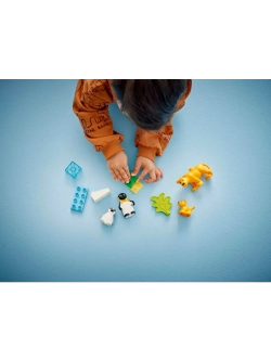Конструктор LEGO DUPLO 10442 Семейства диких животных: пингвины
