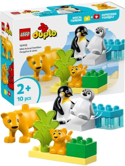 Конструктор LEGO DUPLO 10442 Семейства диких животных: пингвины