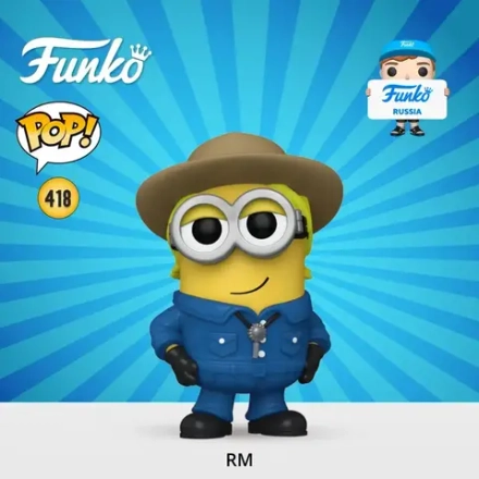 Фигурка Funko POP! Rocks BTS X Despicable Me 4 RM (418) | 85967