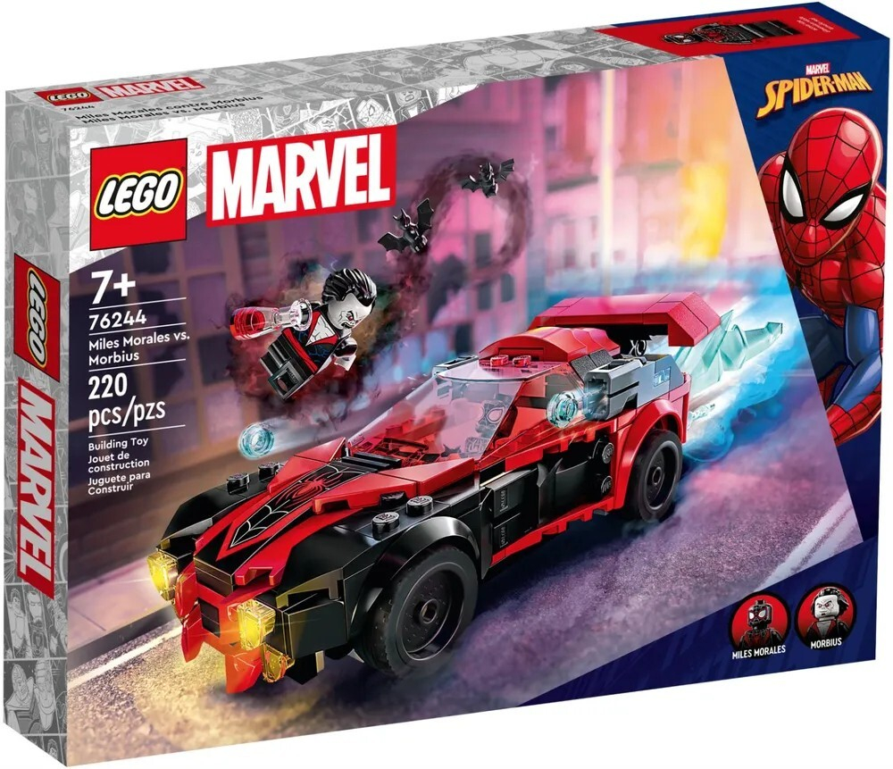 Конструктор LEGO Super Heroes Майлз Моралес против Морбиуса | 76244