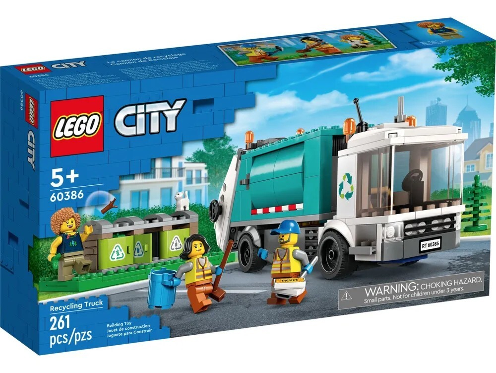 Конструктор LEGO CITY Утилизационный грузовик | 60386