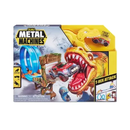 Игровой набор ZURU Metal Machines Трек с динозавром, 6702
