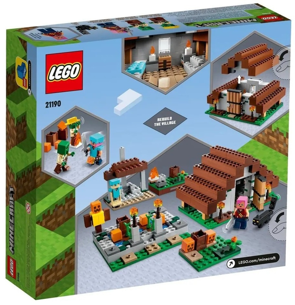 Конструктор LEGO Minecraft Заброшенная деревня | 21190