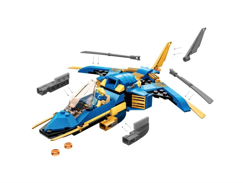 Конструктор LEGO Ninjago Молния Джея реактивная EVO | 71784