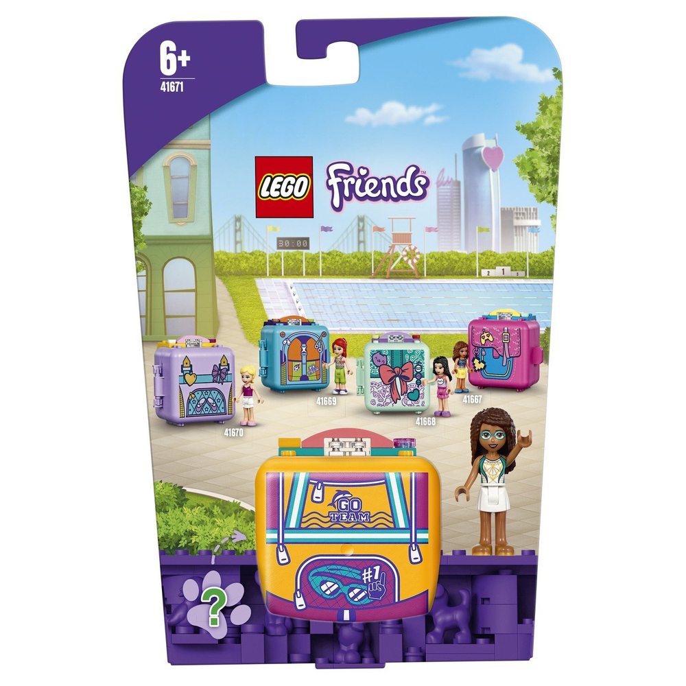 Конструктор LEGO Friends Кьюб Андреа для плавания | 41671