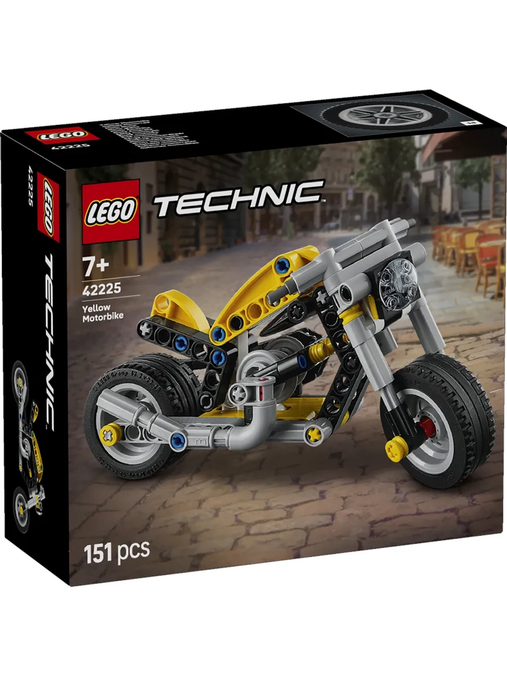 Конструктор LEGO Technic 42225 Желтый мотоцикл