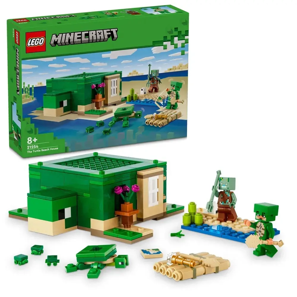 Конструктор LEGO Minecraft 21254 Домик на Черепашьем пляже