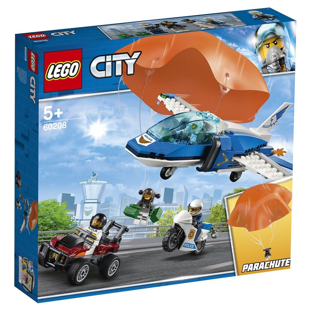 Конструктор LEGO City Police Воздушная полиция: арест парашютиста | 60208