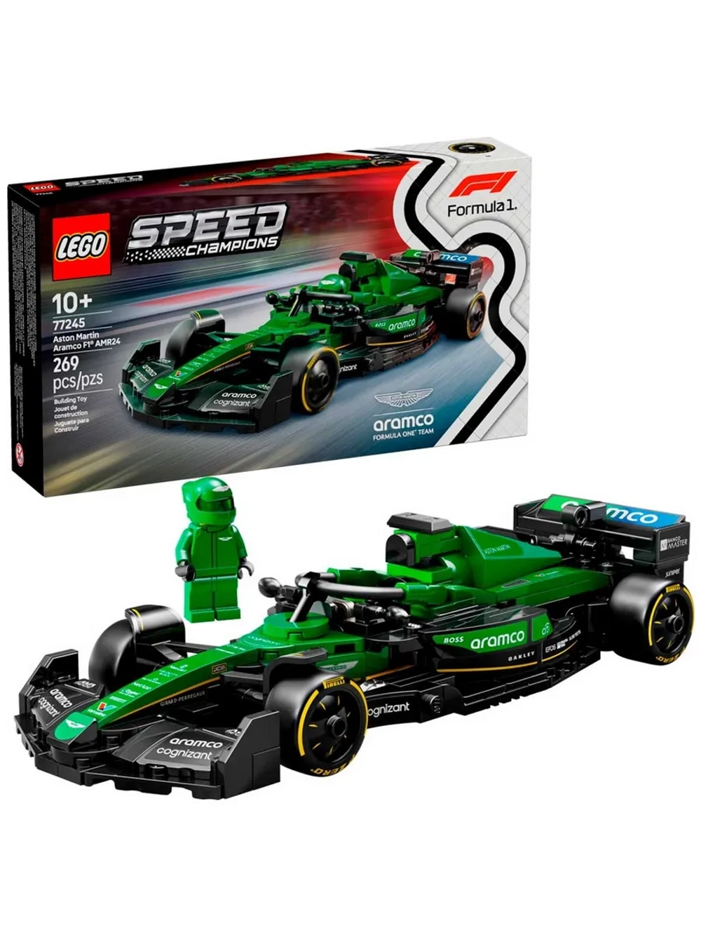 Конструктор LEGO SPEED CHAMPIONS 77245 Formula 1 Aston Martin Aramco AMR24