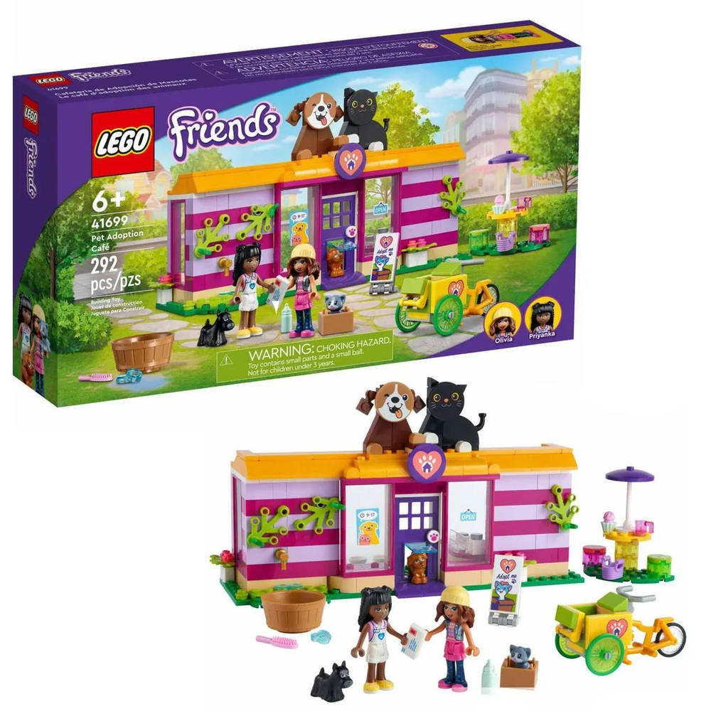 Конструктор LEGO Friends Кафе-приют для животных | 41699