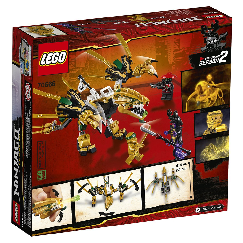 Конструктор LEGO Ninjago Золотой Дракон | 70666