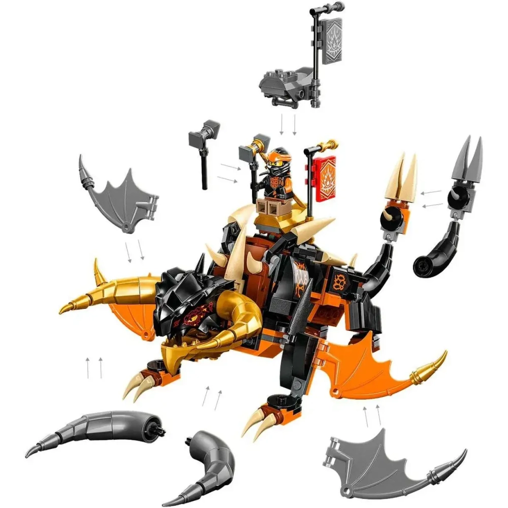 Конструктор LEGO Ninjago Земляной дракон Коула | 71782