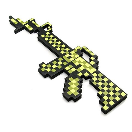 Золотойавтомат Майнкрафт (Minecraft) большой 62,5 см (пена EVA), mo0012