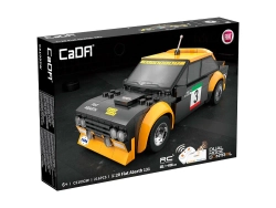 Конструктор CaDA радиоуправляемый Fiat Abarth 131, 1:20, 216 деталей - C51092W