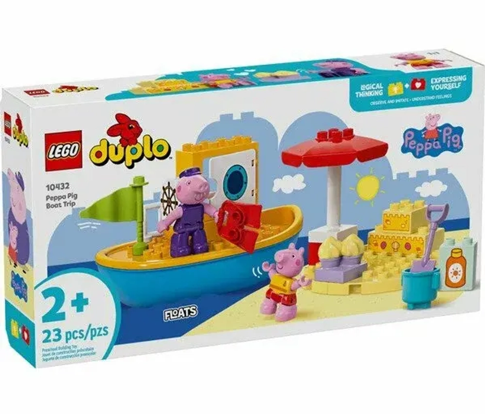 Конструктор LEGO DUPLO 10432 Прогулка на лодке со свинкой Пеппой