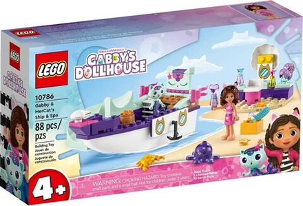 Конструктор LEGO Gabby's Dollhouse Корабль и спа Габби и МерКэта | 10786