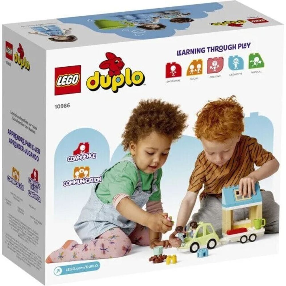 Конструктор LEGO DUPLO Семейный дом на колесах | 10986