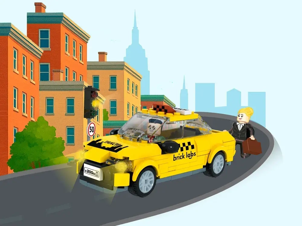 Конструктор Brick Labs Бриксити: Такси, AB-1301
