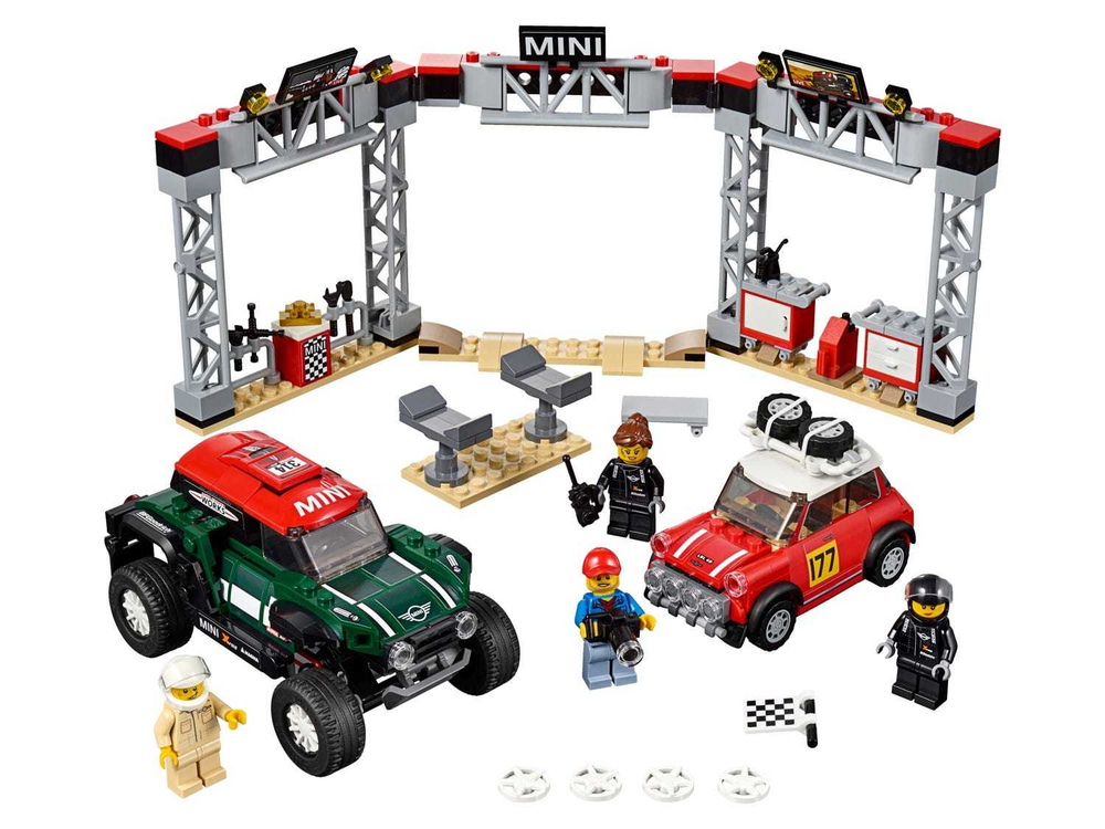 Конструктор LEGO Speed Champions Автомобили 1967 Mini Cooper S Rally+2018 Mini Cooper | 75894