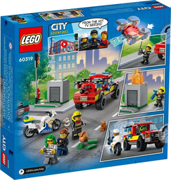Конструктор LEGO City Пожарная бригада и полицейская погоня | 60319