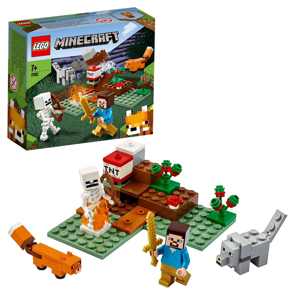 Конструктор LEGO Minecraft Приключения в тайге | 21162