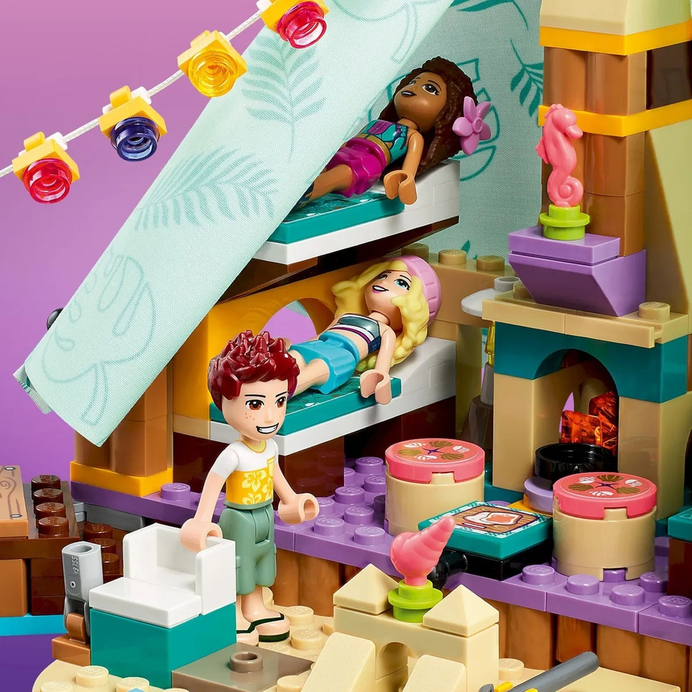 Конструктор LEGO Friends Кэмпинг на пляже | 41700