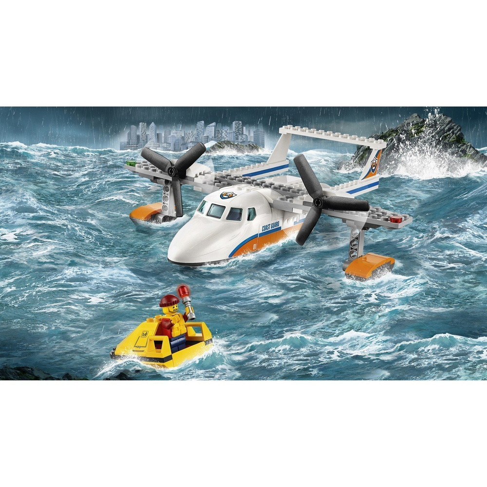 Конструктор LEGO City Coast Guard Спасательный самолет береговой охраны | 60164