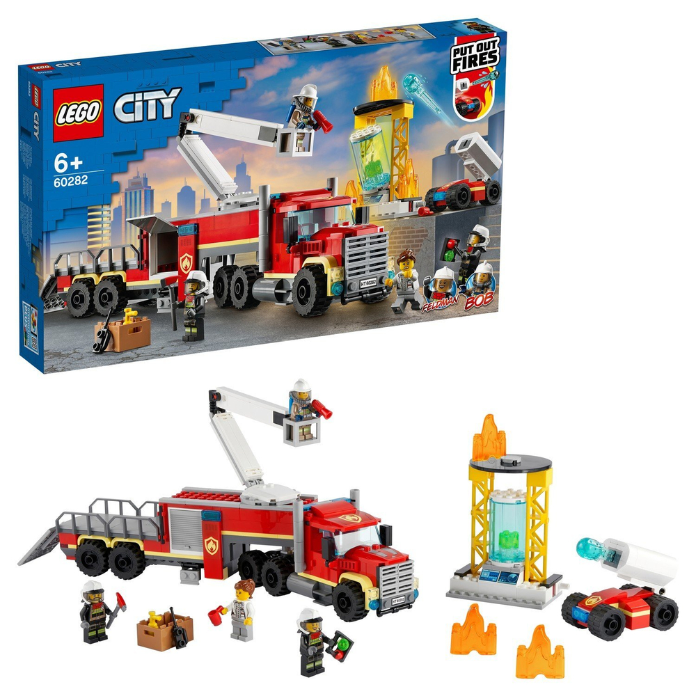 Конструктор LEGO City Команда пожарных | 60282