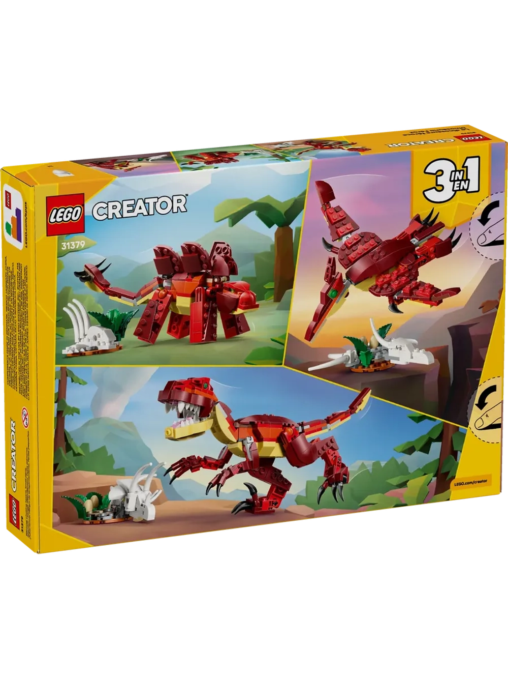Конструктор LEGO Creator 31379 Свирепый динозавр 3in1