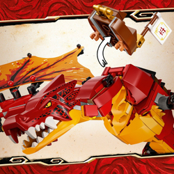 Конструктор LEGO NINJAGO Атака огненного дракона | 71753